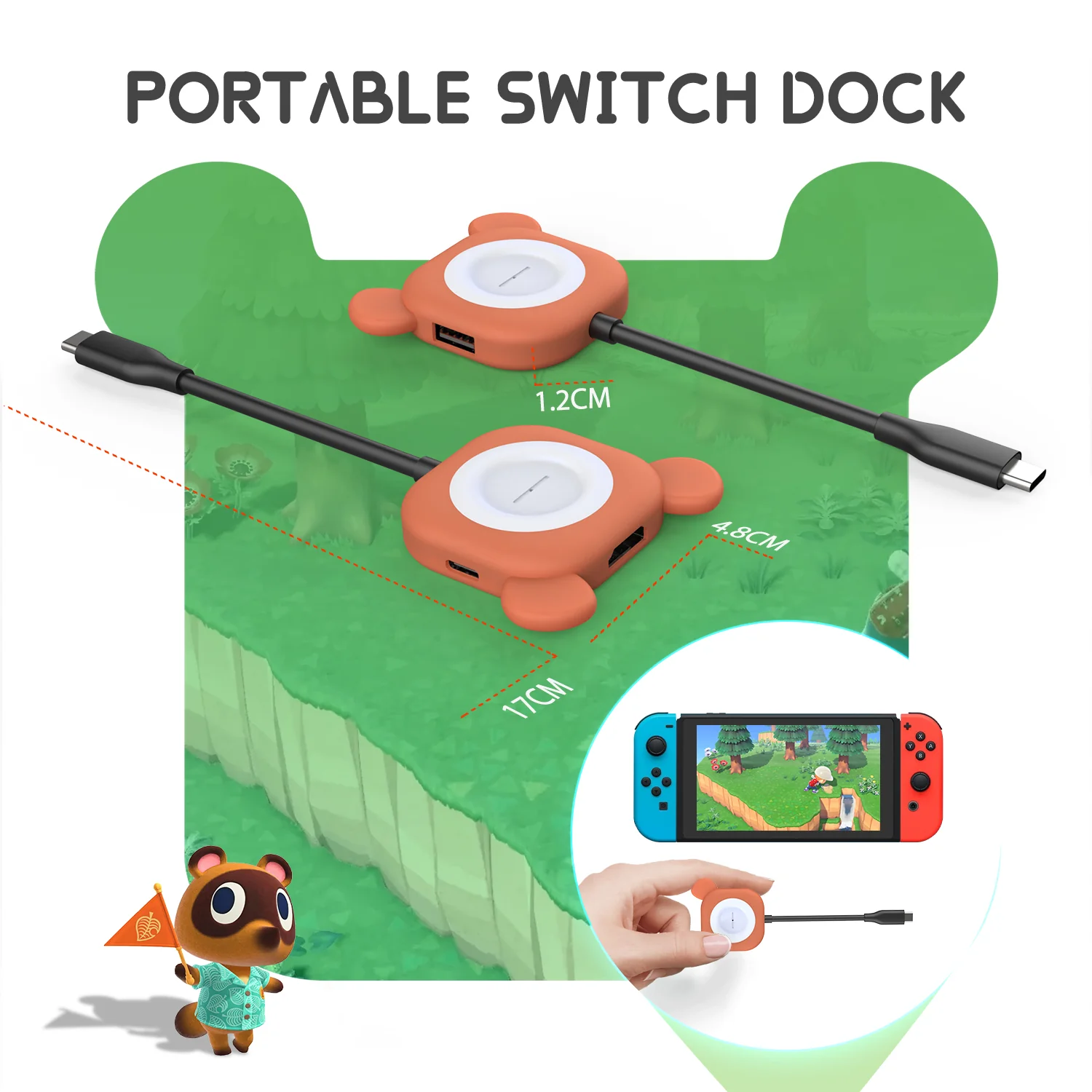 MANBA Portable Switch Dock for Switch/OLED - Image 3