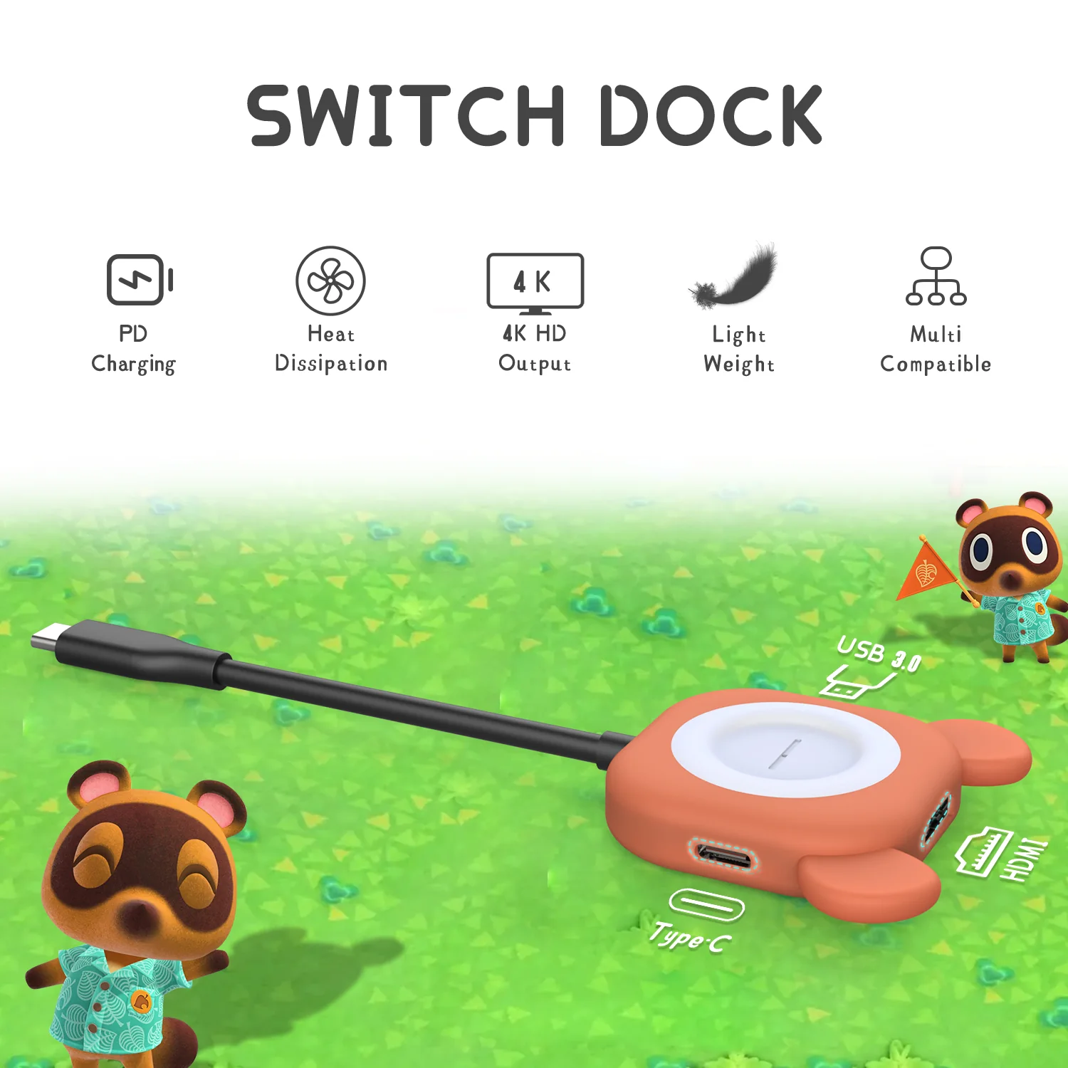 MANBA Portable Switch Dock for Switch/OLED - Image 4