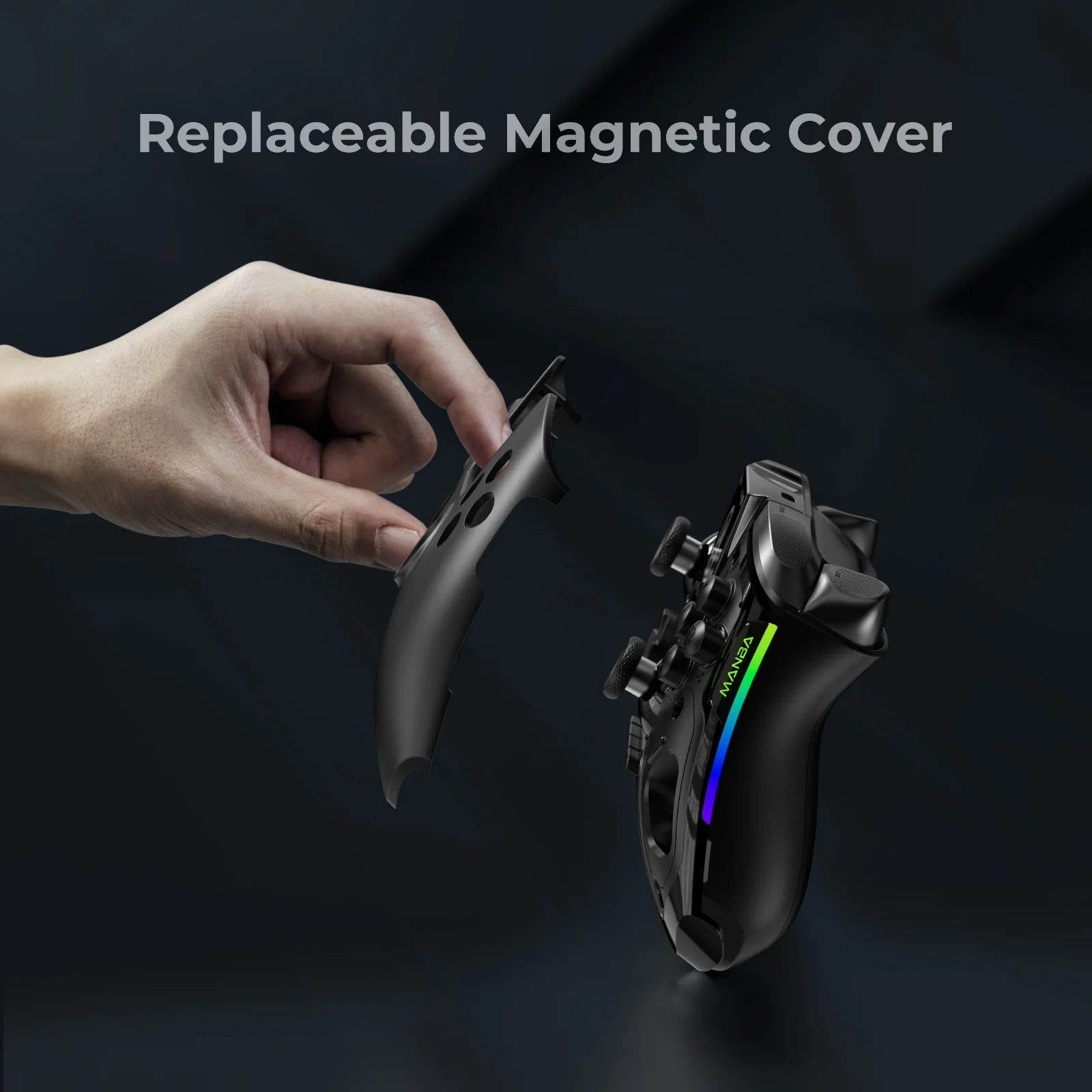 Magnetic Cover for Manba One Controller (Black) - Image 5