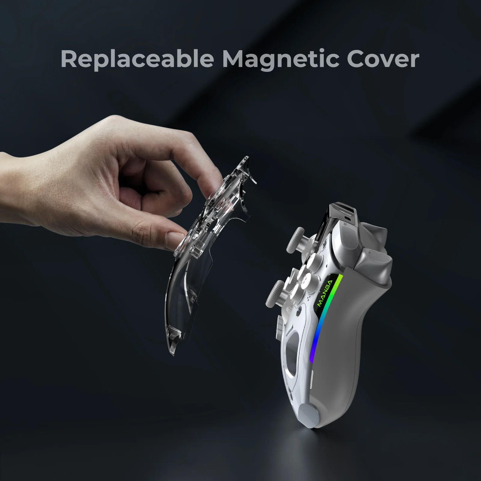 Magnetic Cover for Manba One Controller (Transparent) - Image 5