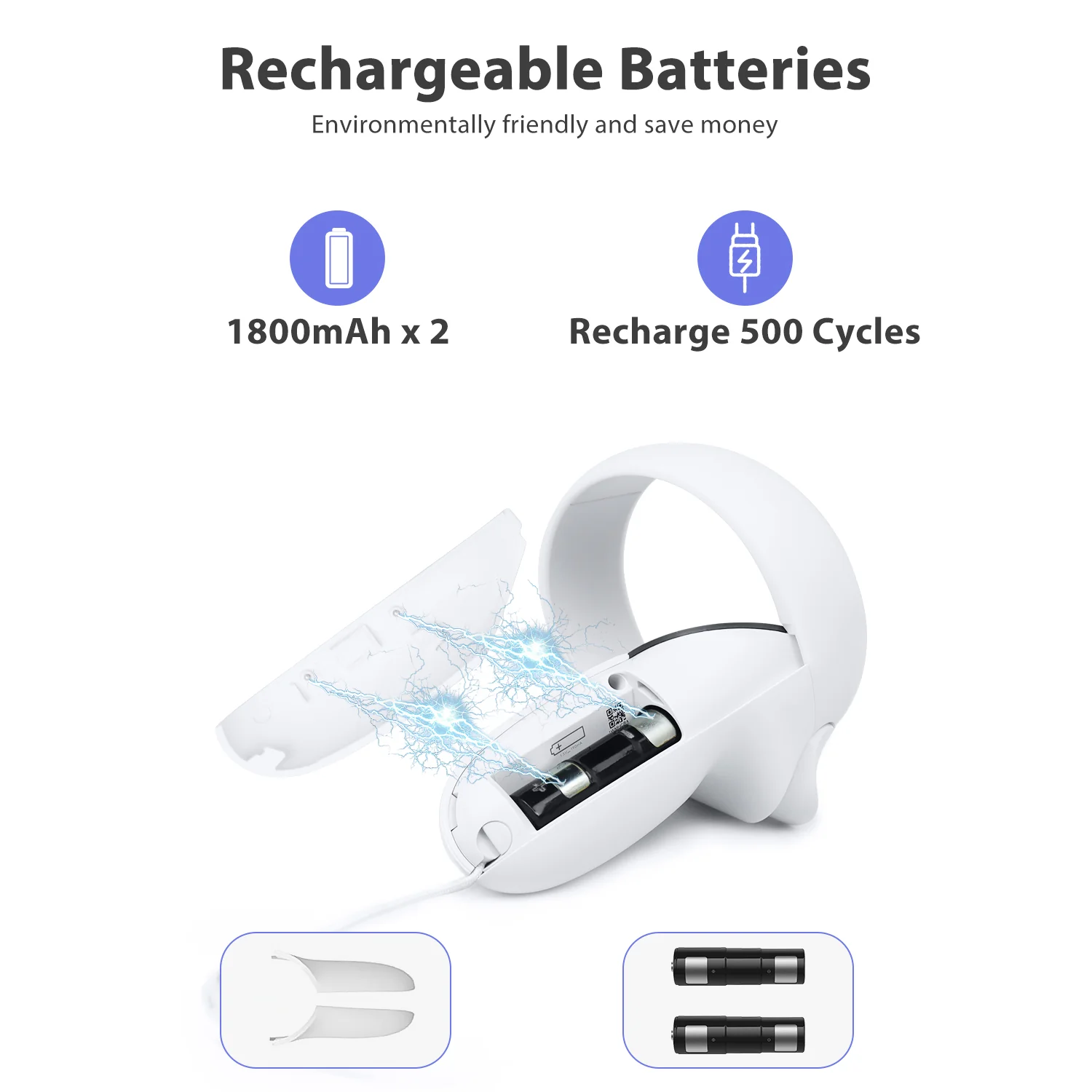 VR Charging Station for Oculus Quest 2/Meta Quest 2 - Image 7
